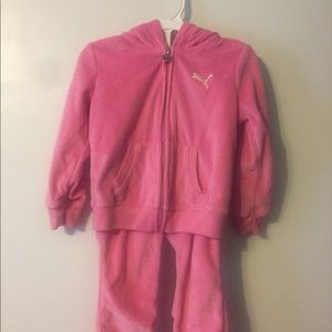 Pink Puma Tracksuit